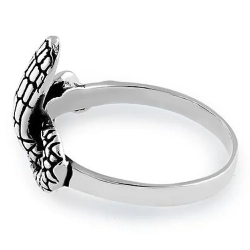 Sterling Silver Snake Ring